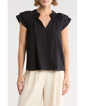 Tart Collections Brynn Short Sleeve Top - Black
