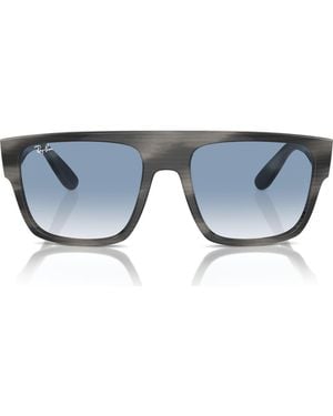 Ray-Ban 57Mm Square Sunglasses - Blue