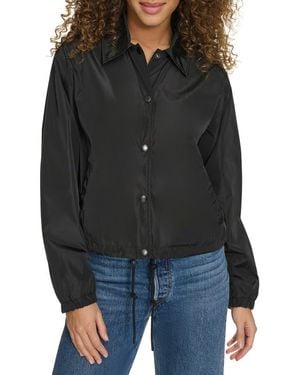 Champion Cropped Coached Jacket - Black