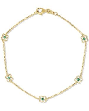 Bony Levy El Mar Emerald Line Bracelet - Metallic