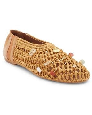Steve Madden Meela Charm Flat - Natural