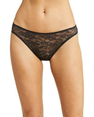 Skarlett Blue Paradise High Cut Lace Bikini - Brown