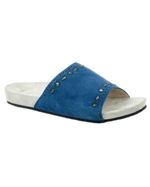 Revitalign Sofia Stud Orthotic Slide Sandal - Blue
