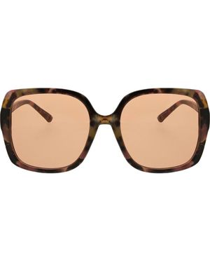 BCBGMAXAZRIA 54Mm Oversized Square Sunglasses - Natural