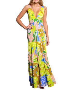 Maaji Selvatik Marea Knit Cover-Up Maxi Dress - Yellow