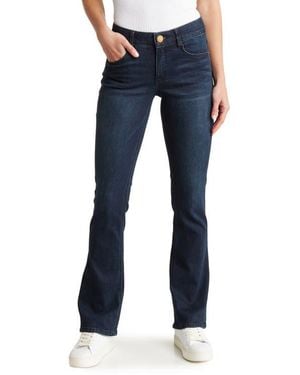 Democracy Itty Bitty Bootcut Denim Jeans - Blue
