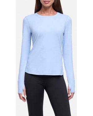 Balance Collection Dana Long Sleeve Top - Blue