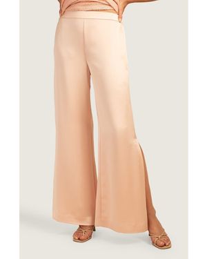 Trina Turk Sunset Wide Leg Pants - Natural