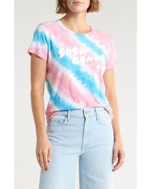 Mother The Lil Goodie Goodie Cotton Graphic Tee - White