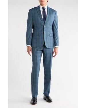 Gino Vitale Slim Fit Two-Piece Suit - Blue