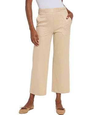 Lyssé Hayes Braided Crop Wide Leg Pants - Natural