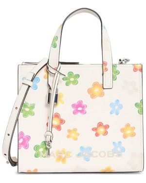 Marc Jacobs Daisy Leather Mini Grind Tote Bag - Multicolor