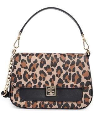 Kate Spade Phoebe Leopard Print Shoulder Bag - Black