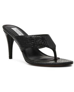 Steven New York Alden Toe Post Sandal - Black