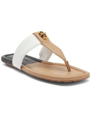 Marc Jacobs The Dual T-Strap Sandal - White