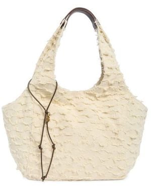 Lucky Brand Pria Canvas Tote Bag - Natural