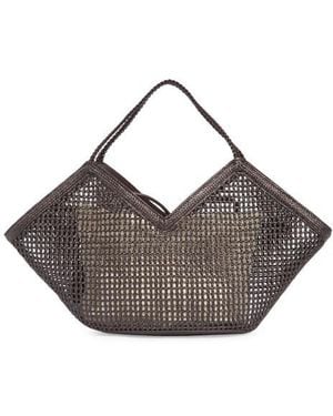 Sam Edelman Marcie Woven Tote - Brown