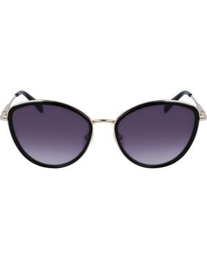 Longchamp Roseau 54Mm Gradient Cat Eye Sunglasses - Purple