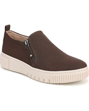 Naturalizer Turner Perforated Platform Sneaker - Brown