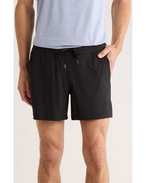 90 Degrees 5-Inch Warp Sonic Active Shorts - Black