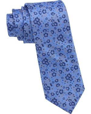 Ben Sherman Ditsy Floral Tie - Blue