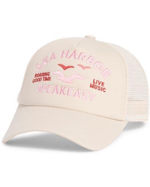 Worn/West Sea Harbor Speakeasy Trucker Hat - Pink