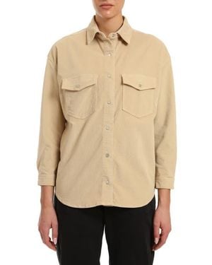 Mavi Livia Iris Cream Corduroy Shirt - Natural