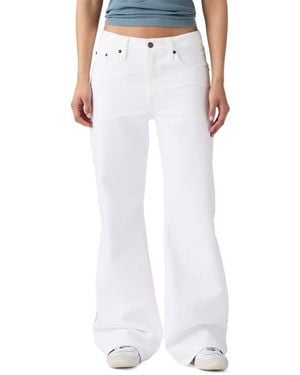 Levi's Middy Loose Bootcut Jeans - White