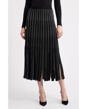 BOSS Fatrina Pleated Midi Skirt - Black