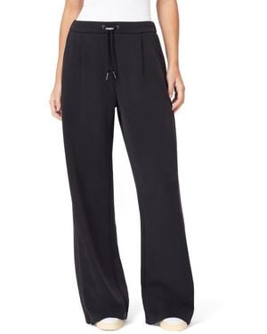 Scotch & Soda Wide Leg Zip Ankle Pants - Blue