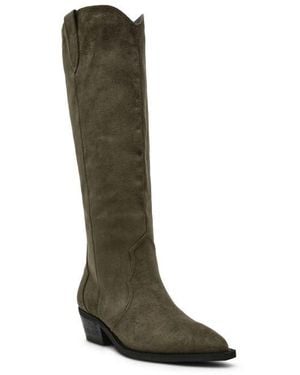 Dolce Vita Kit Knee-high Cowboy Boots - Green