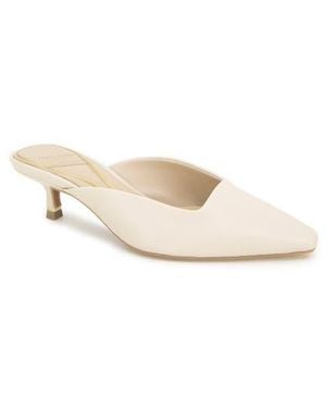Kenneth Cole Margo Kitten Heel Mule - White