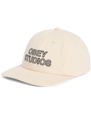 Obey Studios Baseball Cap - White