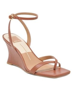Dolce Vita Solene Ankle Strap Wedge Sandal - Pink