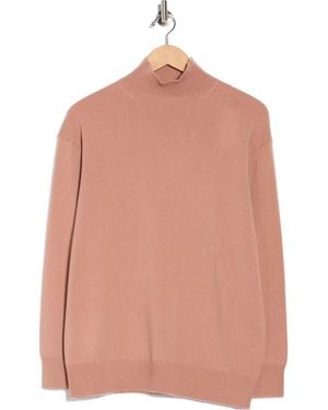 Vince Weekend Wool & Cashmere Turtleneck Sweater - Pink