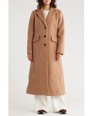 BCBGeneration Miss Single Breasted Coat - Brown