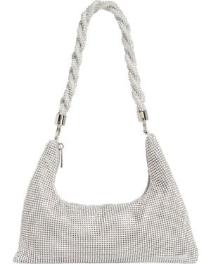 BCBGMAXAZRIA Shimmer Shoulder Bag - Gray