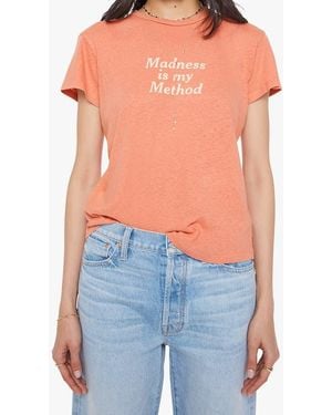 Mother The Sinful Short Sleeve Graphic T-Shirt - Blue