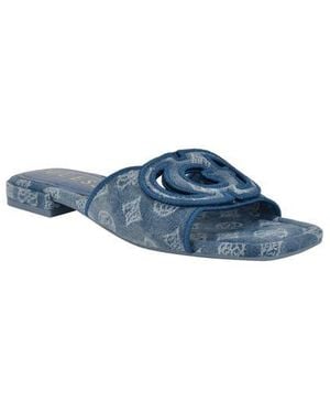 Guess Tarishae Slide Sandal - Blue