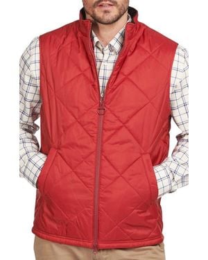 Barbour Finn Quilted Vest - Red