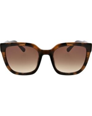 Oscar de la Renta Women\'s Modern Square Sunglasses Oscar De La Renta Modern Square Sunglasses In Black | ModeSens main image 2