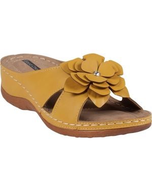 Gc Shoes Joy Flower Sandal - Brown