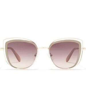 BCBGMAXAZRIA 53Mm Vented Cat Eye Sunglasses - Pink