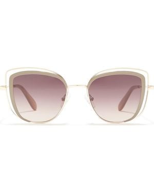 BCBGMAXAZRIA 53Mm Vented Cat Eye Sunglasses - Pink