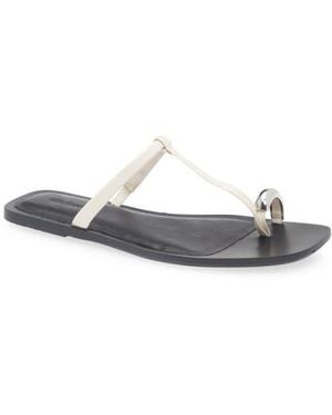 Madewell Toe Loop Sandal - White
