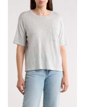 Halogen® Pocket T-Shirt - White