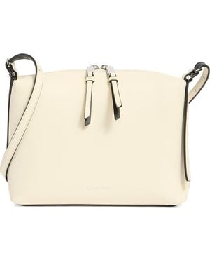 Calvin Klein Lowne Crossbody Bag - Natural