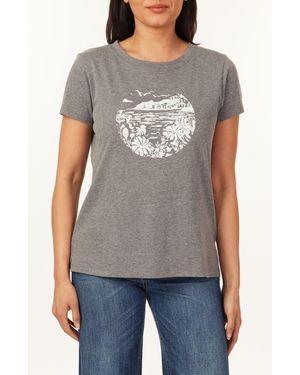 C&C California Julia Everyday Graphic T-Shirt - Gray