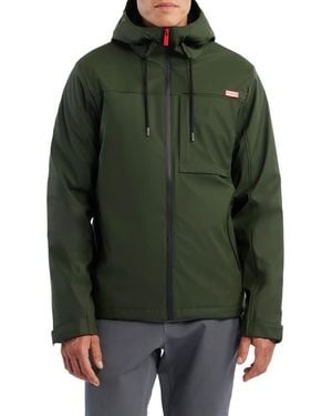 HUNTER Mill Waterproof Rain Jacket - Green