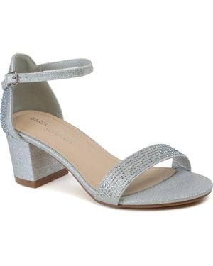 Touch Ups Astra Embellished Ankle Strap Sandal - Gray